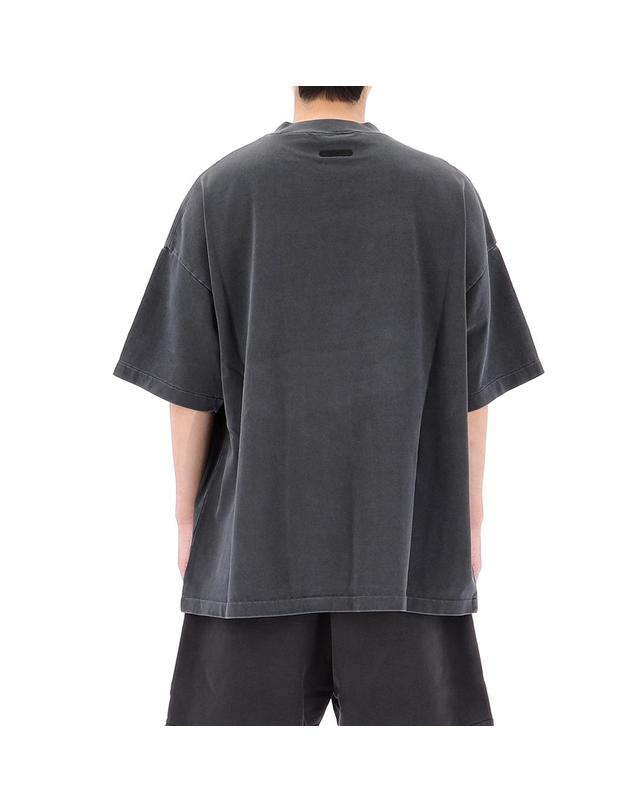 피어오브갓 26SS 피어오브갓 에센셜 트레이닝 90s 반팔 티셔츠 125SP264111F FADEDIRONGREY 착용컷