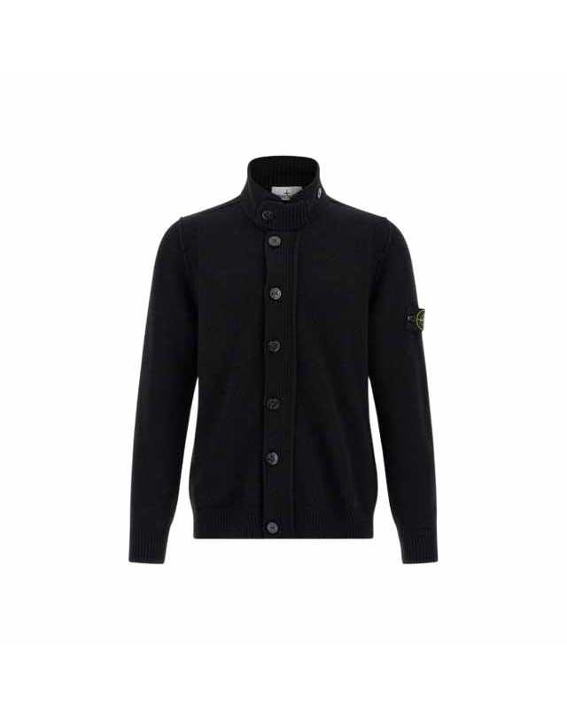 스톤아일랜드 스톤아일랜드 램스 울 버튼 가디건 블랙 남성 K2S15 5100047 S00A3 V0029 착용컷