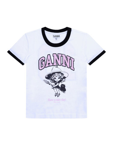 [GANNI] T4156 151 여성 반팔티