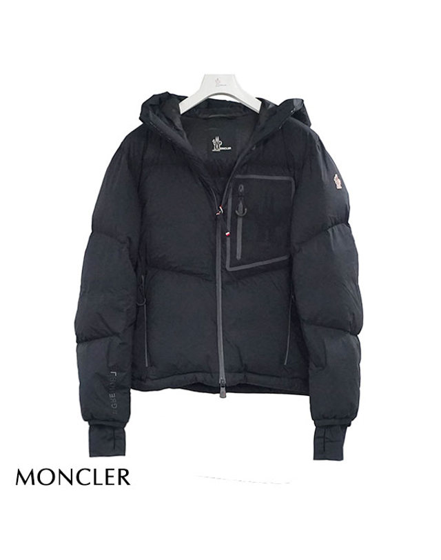 몽클레어 몽클레어 남성 만드레스 쇼트 다운 패딩 블랙 1A00012 596K7 999 착용컷