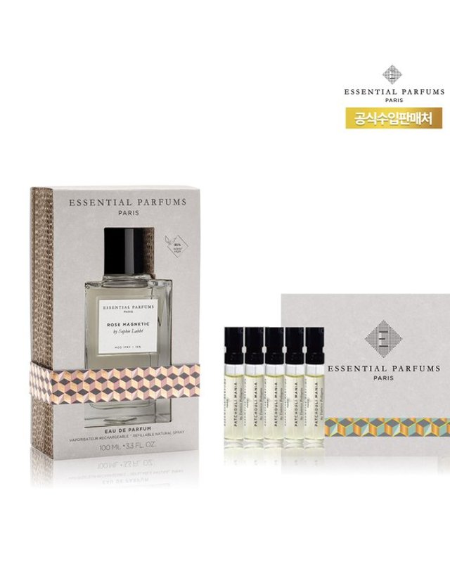 퍼퓸갤러리 [갤러리아] [에센셜퍼퓸] 로즈 마그네틱 바이 소피라베 EDP 100ml (바이알5종세트) 착용컷