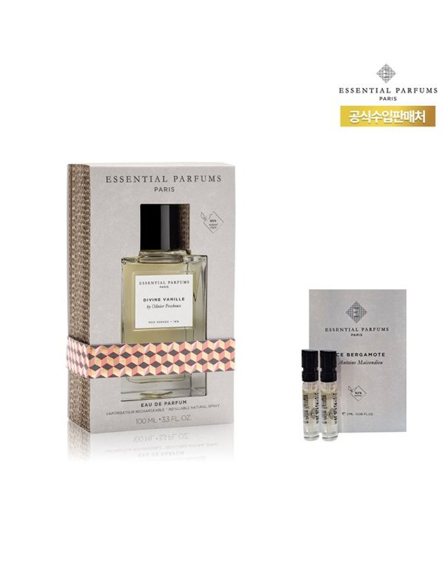퍼퓸갤러리 [갤러리아] [에센셜퍼퓸] 디바인 바닐 바이 올리비에 페슈 EDP 100ml (바이알2종) 착용컷