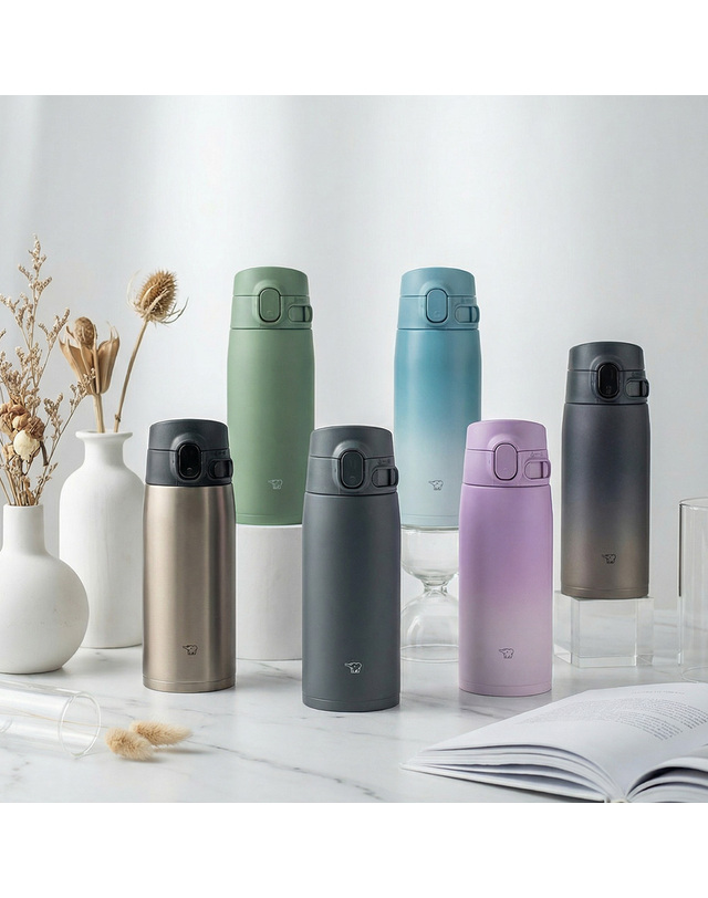 조지루시 조지루시 보온병 보냉병 손잡이 원터치 텀블러 SM-VH48 480ml 착용컷