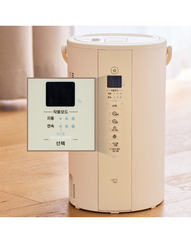 조지루시 [공식판매점/공식AS가능] 조지루시 가열식 가습기 하이 파워 4L 국내정품 220V EE-TAH60K 착용컷