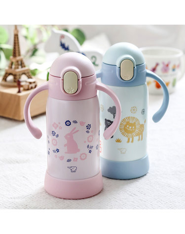 조지루시 유아 아기 빨대 손잡이 물병 보온 보냉 원터치 텀블러 SQ-DA30E 320ml