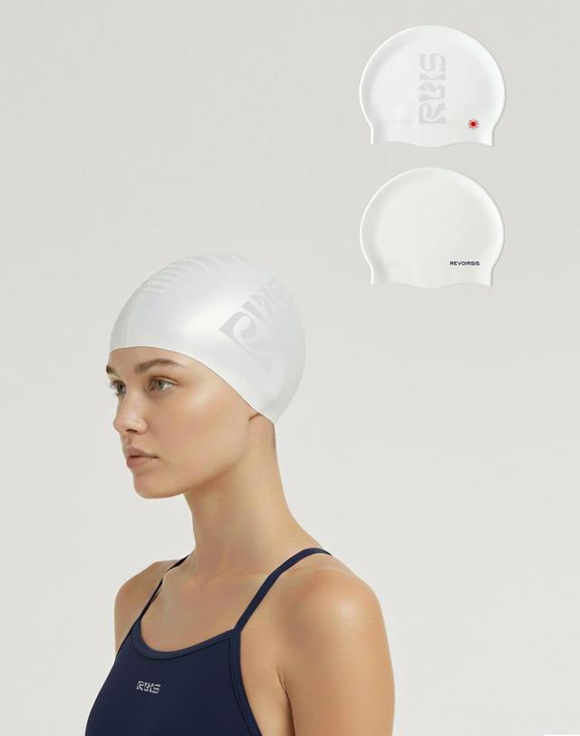 르브아시스 RVIS halo core swimcap pure white 착용컷