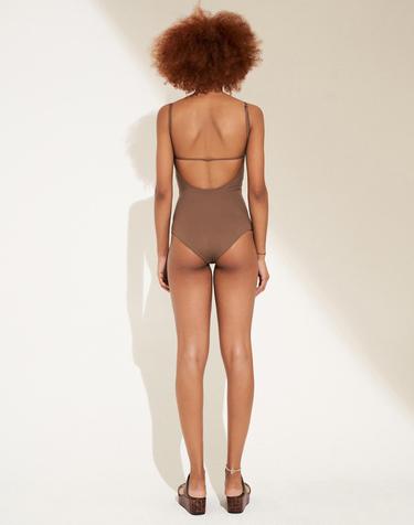 RVIS swim onepiece chocolate brown