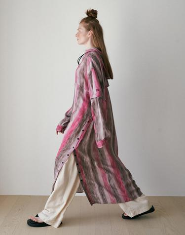 convert hoodie poncho pink