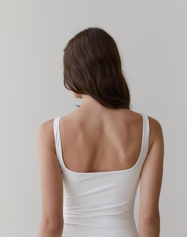 르브아시스 RVIS twoway swim onepiece white 착용컷