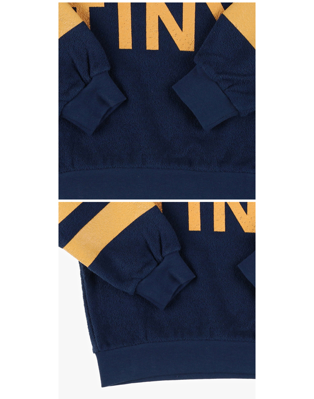 타이니코튼 [타이니코튼 TINYCOTTONS] AW24-169 107 아동 맨투맨 착용컷