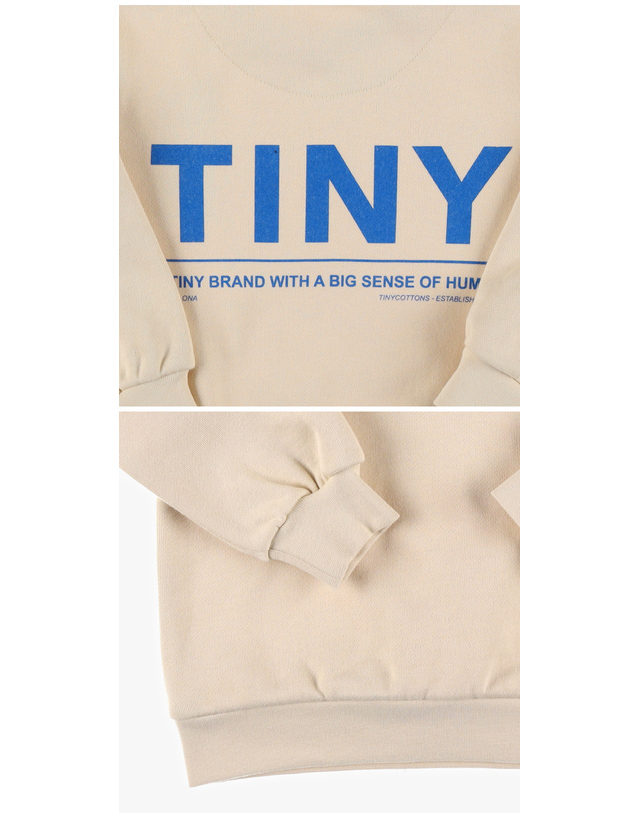타이니코튼 [타이니코튼 TINYCOTTONS] AW24-161 M01 아동 맨투맨 착용컷