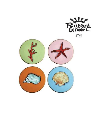 지노리 1735 네투노 컵받침 10cm 4P