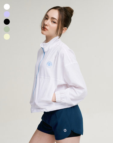 쿨터치 에어라이트 크롭 루즈핏 (워터 스포츠) 여성 집업 래쉬가드 (5컬러)