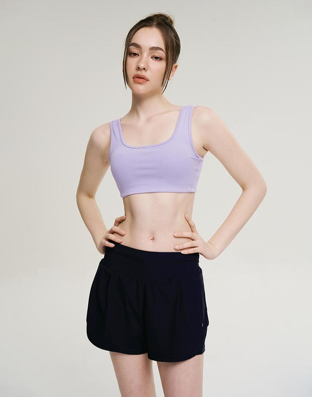 레이지비 에어쿨링 여성 스포츠 반바지 퍼포먼스 2in1 레깅스 쇼츠 블랙 착용컷