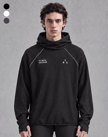 에어플로우 모션 러닝 리플렉티브 바라클라바 후드 롱 슬리브 M (3컬러)