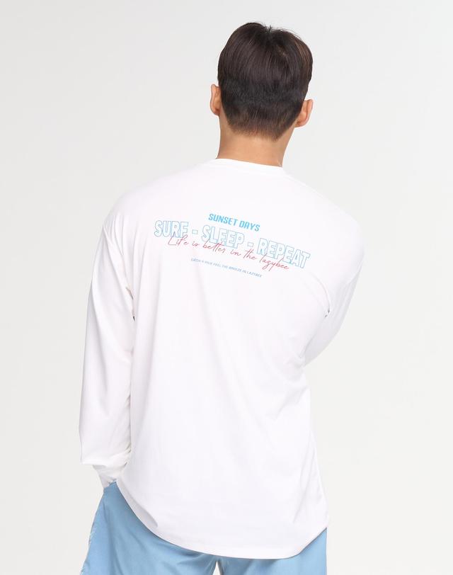 레이지비 [2PACK] 드라이쿨링 오버핏 상의 롱 슬리브 래쉬가드 M (6컬러) 착용컷