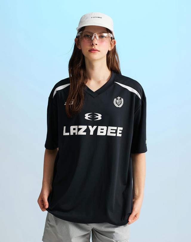레이지비 하이드로 메쉬 퍼포먼스 오버핏 W 래쉬가드 반팔 져지 (4컬러) 착용컷