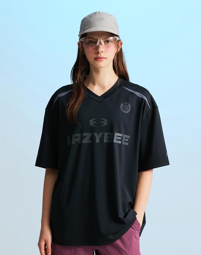 레이지비 하이드로 메쉬 퍼포먼스 오버핏 W 래쉬가드 반팔 져지 (4컬러) 착용컷