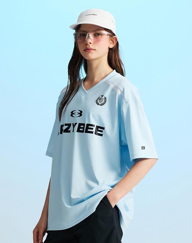 레이지비 하이드로 메쉬 퍼포먼스 오버핏 W 래쉬가드 반팔 져지 (4컬러) 착용컷