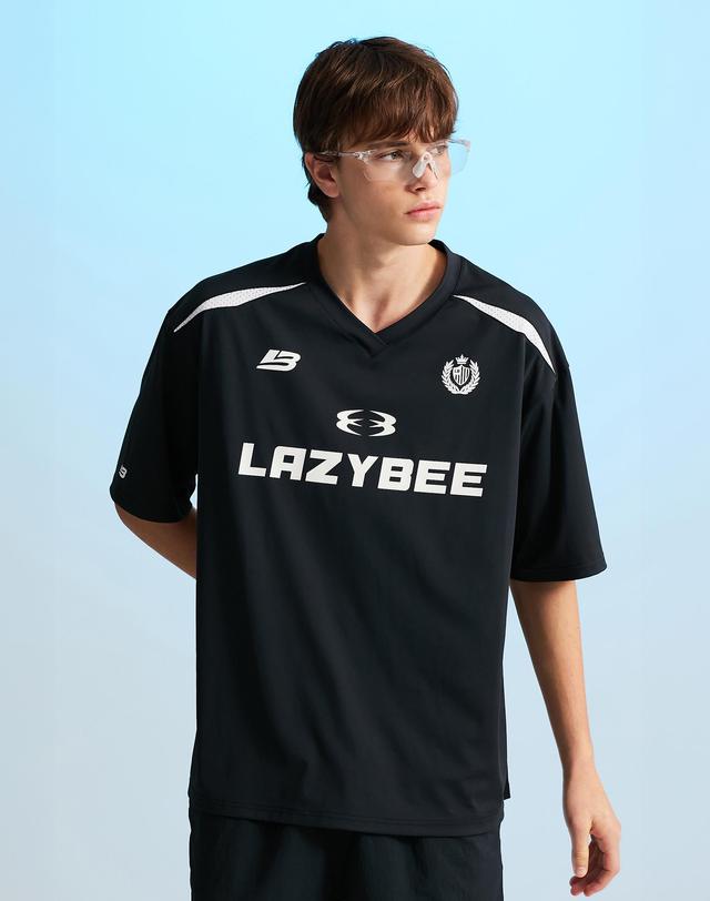레이지비 [2PACK] 하이드로 메쉬 퍼포먼스 오버핏 남여공용 래쉬가드 반팔 져지 (4컬러) 착용컷