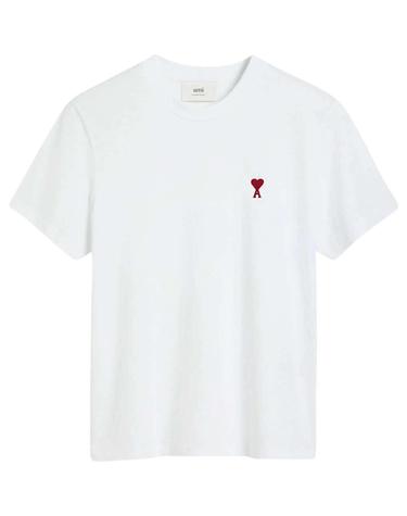 (당일) 25SS 아미 하트 로고 화이트 반팔 티셔츠 BFUTS035 724 100