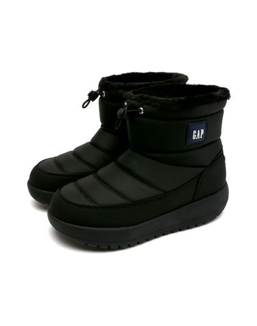 [보리보리] GAP 블러 패딩 부츠 블랙