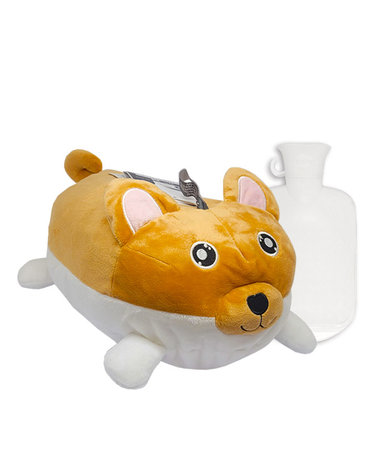 [파쉬] 보온 물주머니 인형커버 웰시코기 코디 0.8L 핫팩 찜질팩 65272