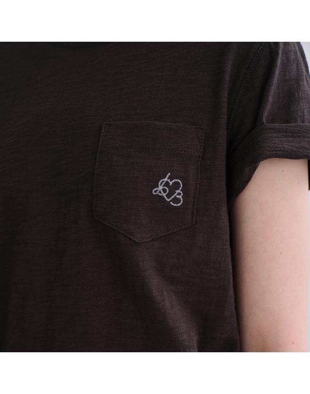블랭크공삼 cotton pocket slub t-shirt (2colors) 착용컷