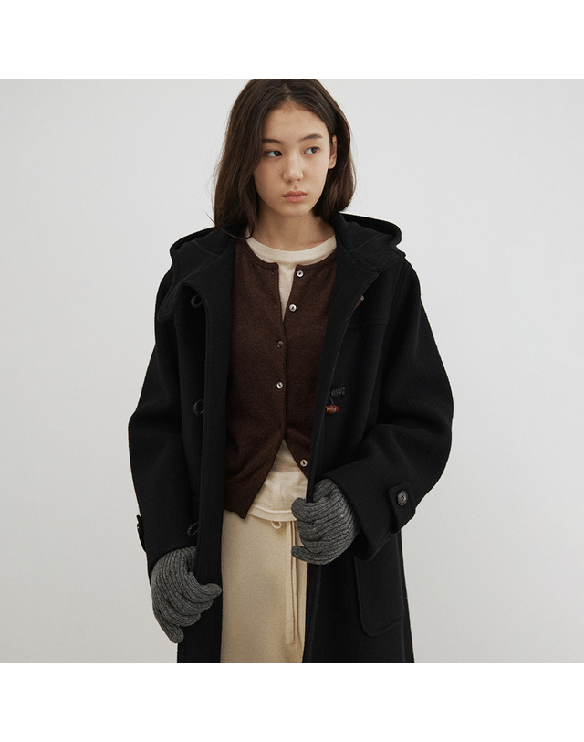 블랭크공삼 [12/19 예약발송] wool duffle coat (black) 착용컷