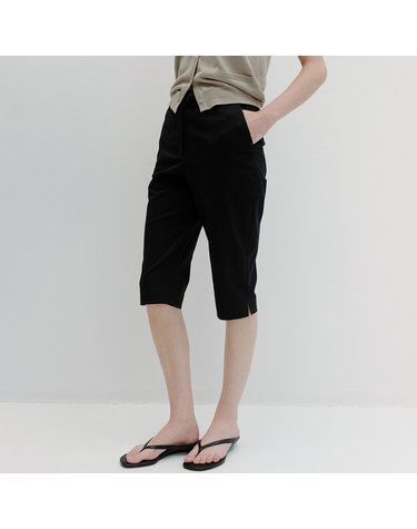 classic capri pants (black)