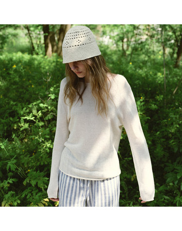 [6/24 예약배송] paper wholegarment knit (cream)