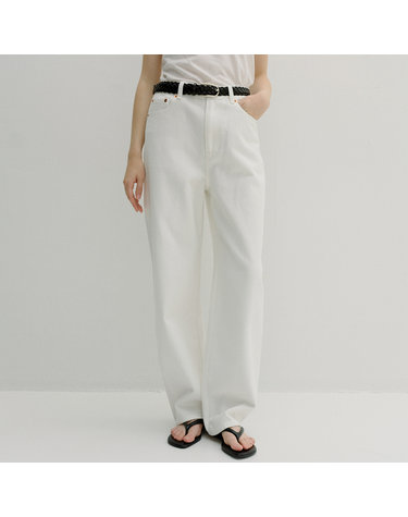 barrel jeans (off white)