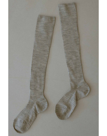 wool knee socks (4colors)