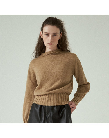 [블랭크03] mohair stitch pullover (camel)