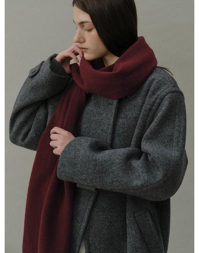 블랭크공삼 [1/21 예약발송] cashmere blend knit muffler (6colors) 착용컷
