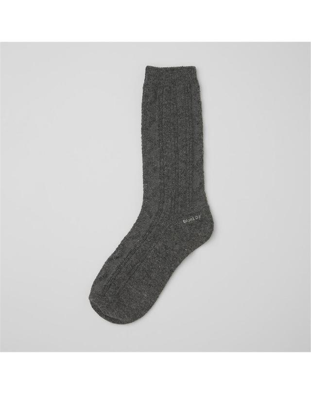 블랭크공삼 wool cable cozy socks (3colors) 착용컷