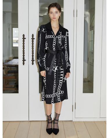 [와이제이] RANDOM CHAIN PRINT ONE PIECE