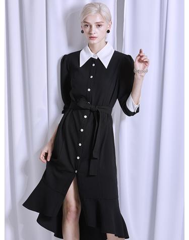 [와이제이] MAGNOLIA BLACK ONE PIECE