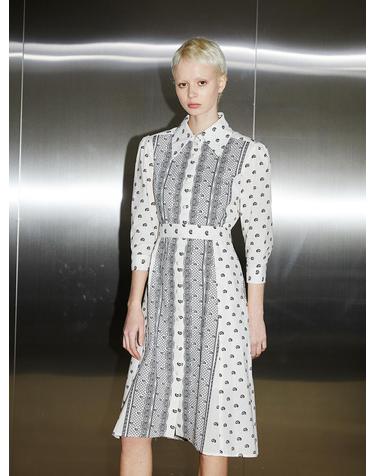 [와이제이] COSMO LACE PRINT ONEPIECE_WHITE