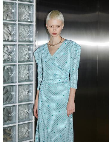 [와이제이] BUBBLE WRAP ONEPIECE_GREEN