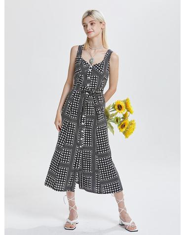 [와이제이] SMALL DAISY DOT COTTON ONEPIECE