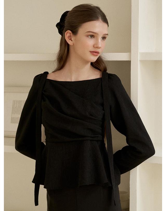 플로브 [플로브] MUE MUE BLOUSE_3COLOR 착용컷