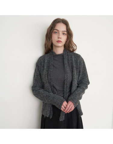 MELLOW SCARF KNIT CARDIGAN_CH