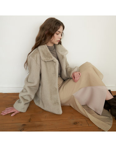 [플로브] POEM CLASSIC ECO FUR JACKET LG