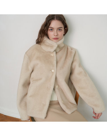 [플로브] POEM CLASSIC ECO FUR JACKET IV