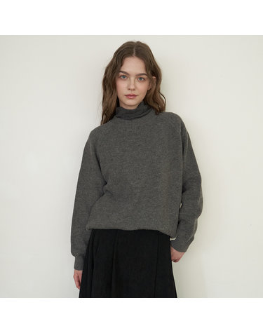 플로브 SOFT HAIRY ROUND KNIT_CH