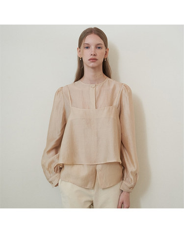 [플로브] SHEER SET UP BLOUSE 2 (YE)