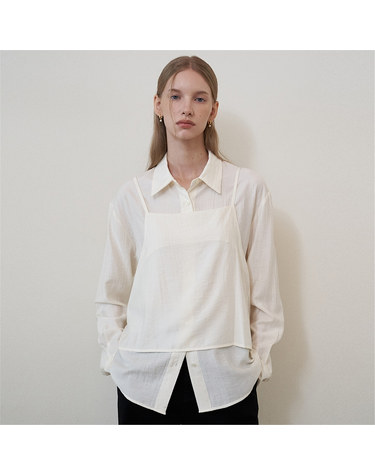[플로브] LAYERING PAGE BLOUSE (IV)