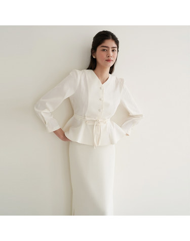 [플로브] POEMPOEM BLOUSE_WHITE