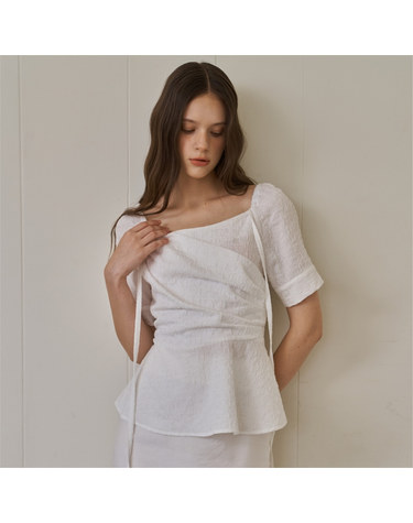 [플로브] MERMER BLOUSE_WH